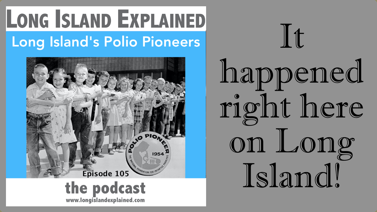 LIExplained's tweet image. The largest vaccination test in the U.S. was in 1954 with Jonas Salk's miracle POLIO cure. Tens of thousands of parents brought their children in for the shots that would eradicate the dreadful disease by decade's end. 
Listen to an all-new episode over at longislandexplained.com
