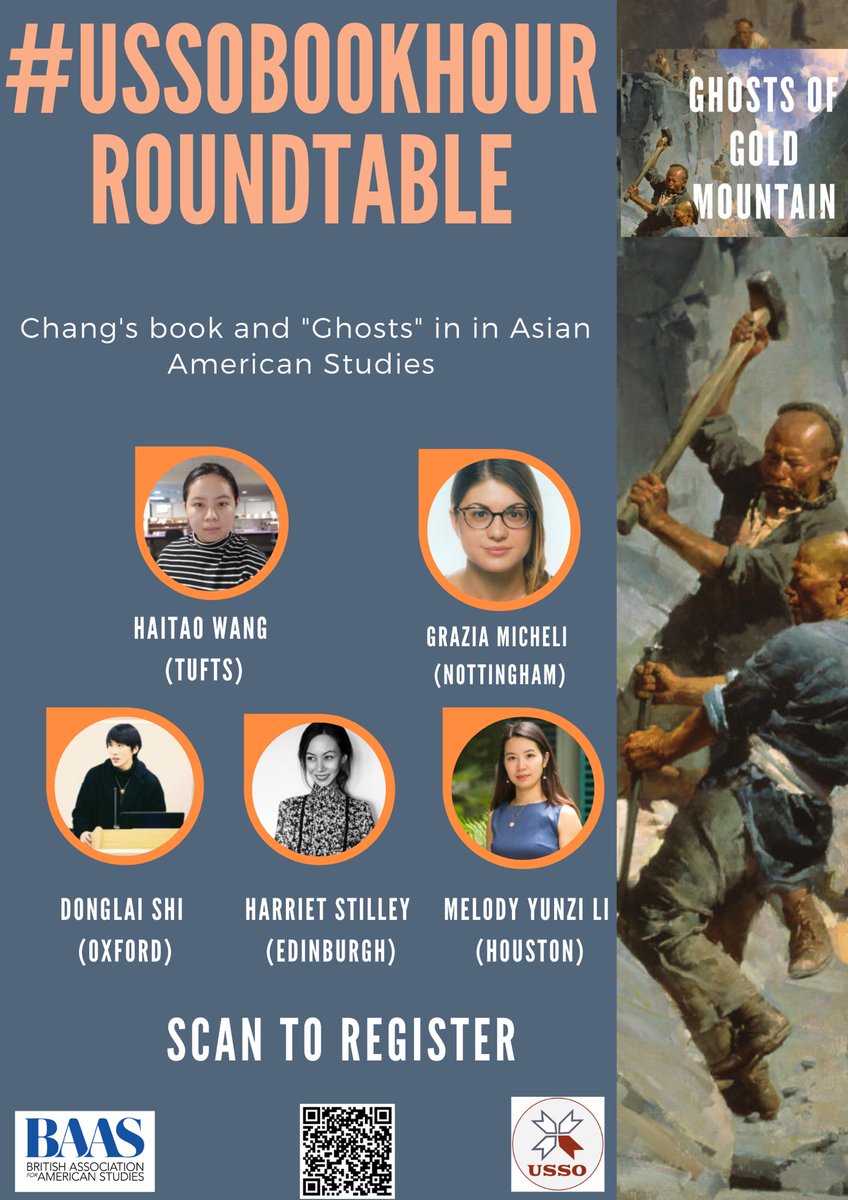 Join us this Thursday for the next <a href="/BAASUSSO/">U.S. Studies Online</a> Book Hour Roundtable. We will be discussing the work of Professor Gordon H. Chang &amp; ‘Ghosts’ in Asian American studies #USSOBOOKHOUR #BAAS #AsianAmericanStudies