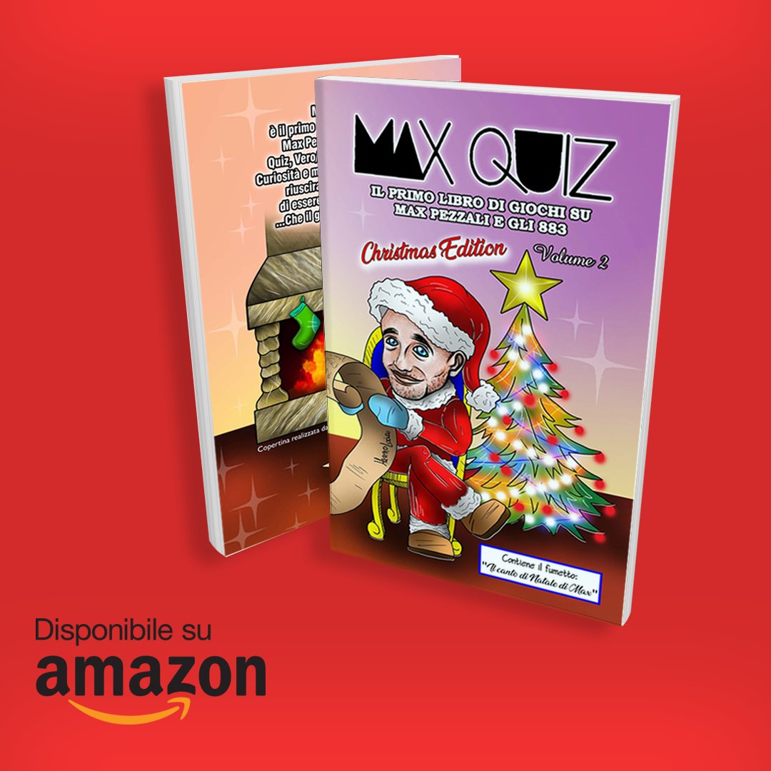M2M883's tweet photo. È arrivato il regalo di Natale per tutti i fan di Max: MAX QUIZ VOL. 2 - CHRISTMAS EDITION
In questa versione natalizia troverai l'esclusiva storia "Il canto di Natale di Max". 🎅🏻
Ti aspetta su Amazon! 🎁
https://t.co/fjWfnw1cqz

Consideratelo il nostro ultimo regalo ❤️ https://t.co/0i475vMmXs