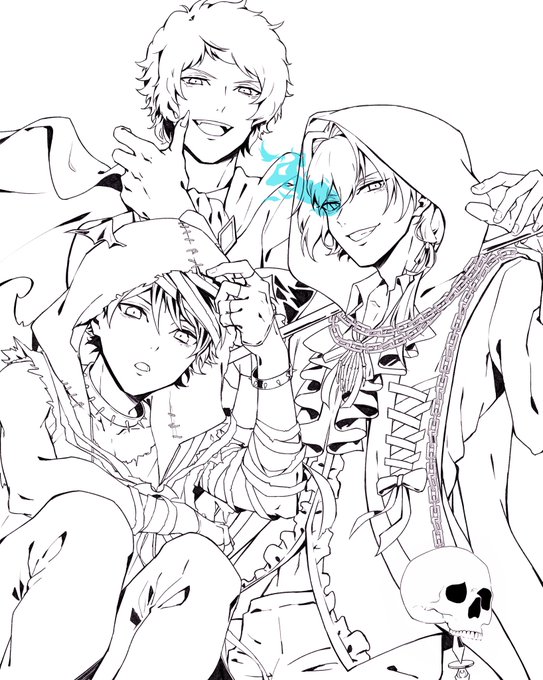絵描いてる時の気分のピークは線画
 #線画と塗った後を見せてください 