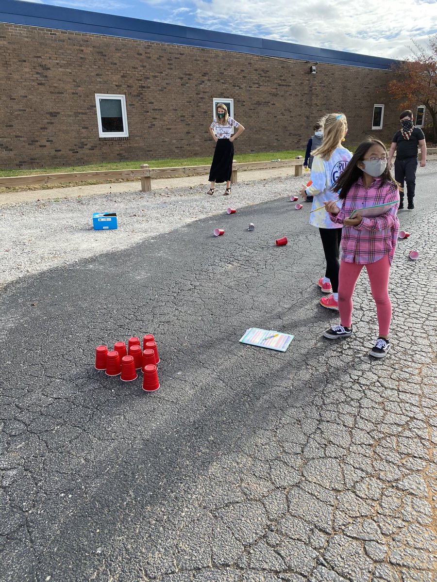 MsMedleyKY's tweet photo. Took advantage of the warmer weather last week to practice our bowling skills!! We learned so much about what happens to energy when objects collide 🎳 https://t.co/ERNRg4jSeQ