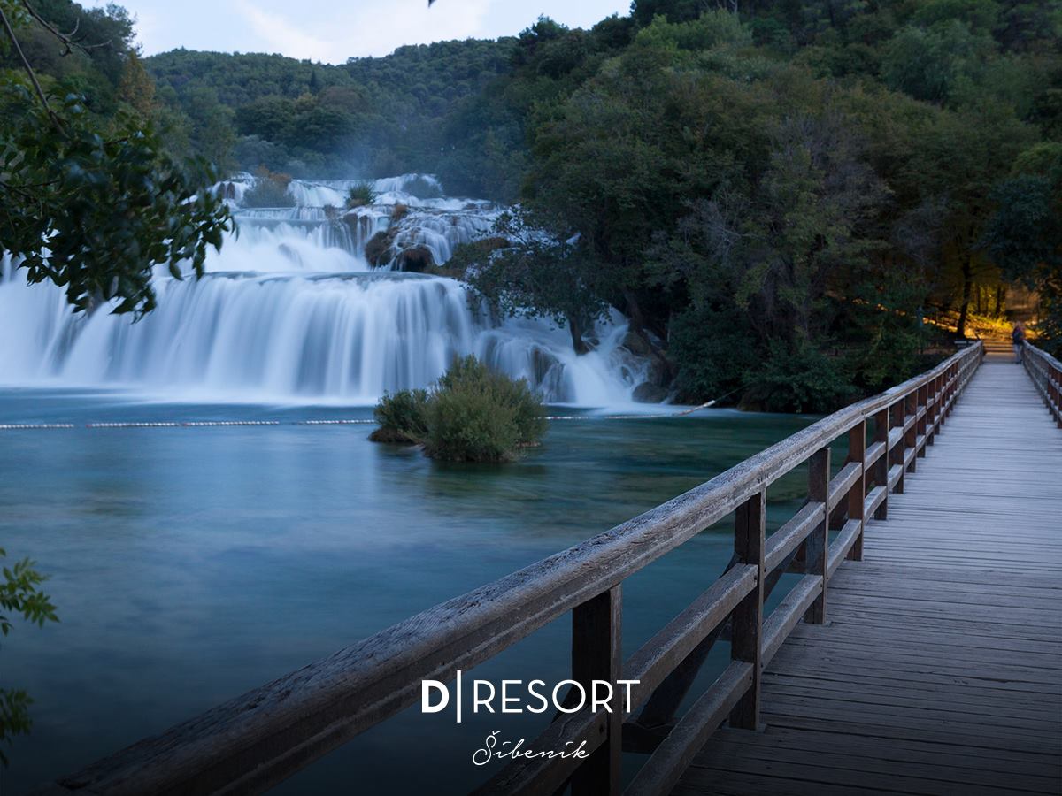 Only 10 kilometers from Šibenik you will find this area of exceptional natural beauty – Krka National Park. Magnificent waterfalls are one of its top attractions and the reason to put it on your must-see bucket list.