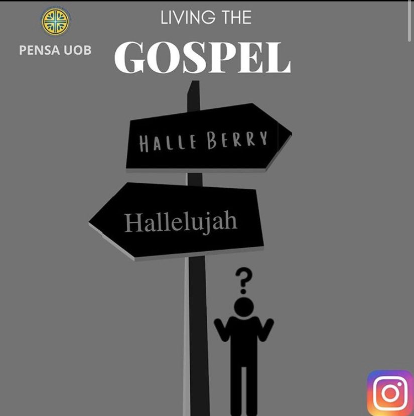Calling all Messengers! This Wednesday at 7pm we will be meeting again on our IG live! Our next session, Living the Gospel, will be held by our Social Media Officer, Aisha.
See you all there!