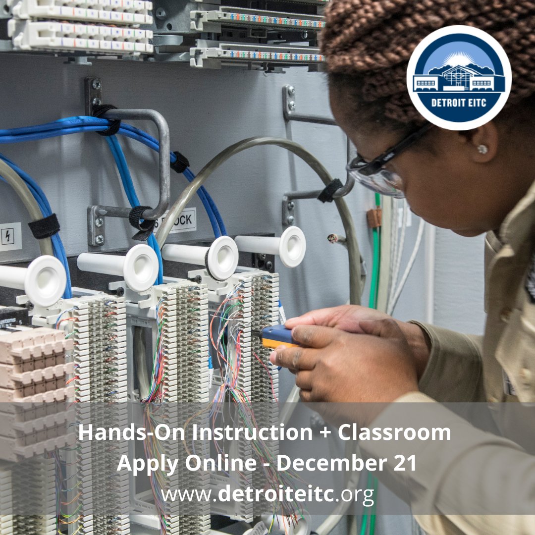DetroitEITC's tweet photo. Save the Date – Apprentice applications will be taken online on Monday, December 21.
Visit the website for details: https://t.co/lYgKaOAqSC https://t.co/1cMcAvkzzR