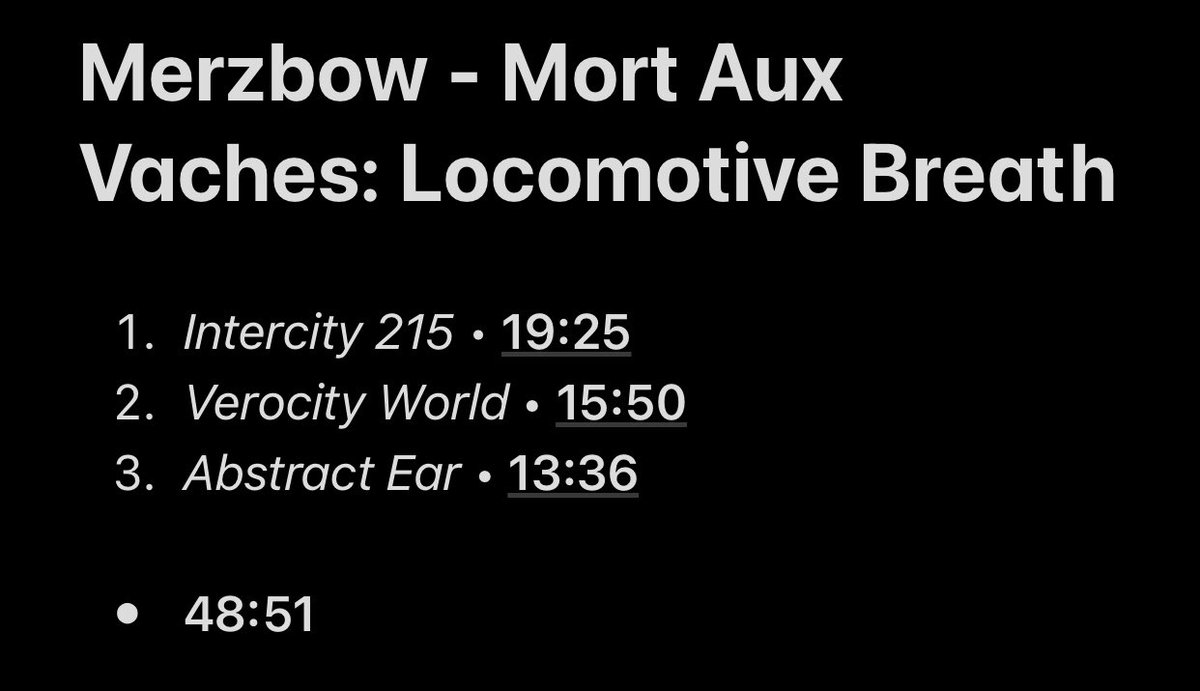 86/108: Mort Aux Vaches: Locomotive BreathAlright.