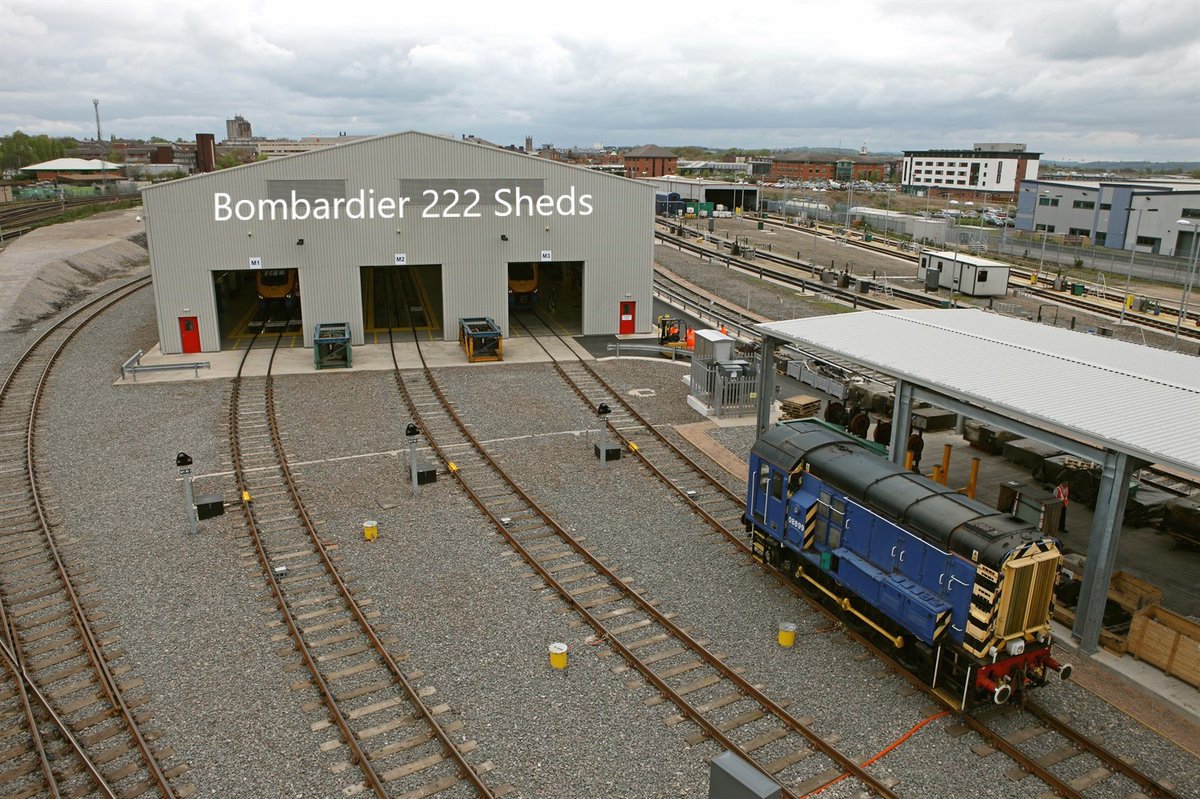 the mainline driver will then take them forward. Once the morning supervisor and shunters arrive at 7am. We normally get the bombardier shed moves done. We fill the north sheds with 222’s that either need maintenance or are booked in for exams.