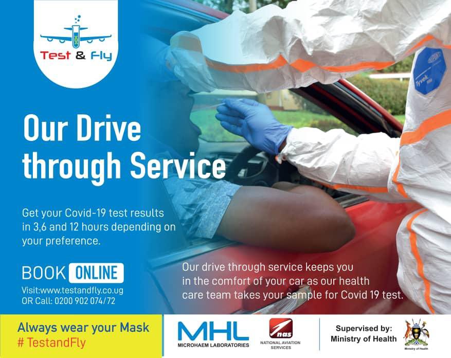 lynn_namiiro's tweet image. Have you had of the drive through service at @testandfly yes while in comfort of your car ,the health team takes care of your test samples dm them now testandfly.co.ug 
#TestAndFly