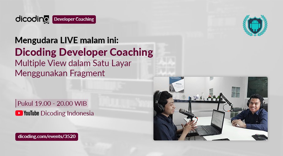 dicoding's tweet image. Kami sudah bersiap di studio nih, untuk berbagi malam ini. Sampai ketemu ya sebentar lagi
.
dicoding.id/dicodingdevelo…
.
#dicodingyoutubeseries
#webinarIT #dicodingevent