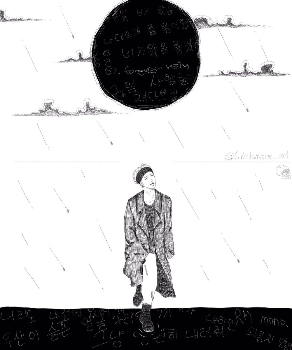 Skullgrace_art's tweet photo. 옛생각 - forever rain ☔️
#btsfanart #namjoonfanart #Namjooning #monoplaylist https://t.co/kRj5gdvJE3