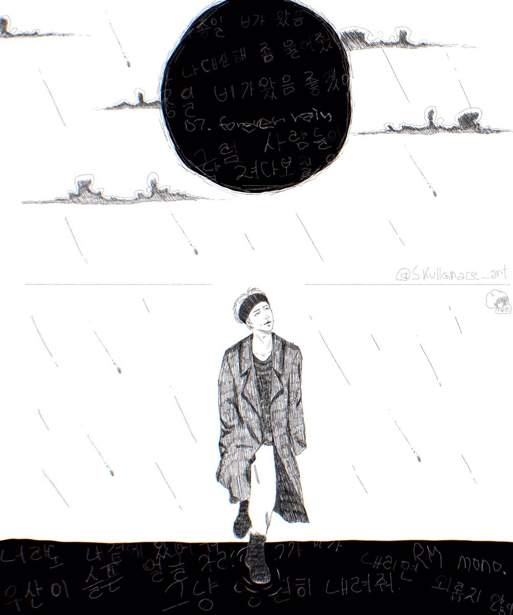 Skullgrace_art's tweet photo. 옛생각 - forever rain ☔️
#btsfanart #namjoonfanart #Namjooning #monoplaylist https://t.co/kRj5gdvJE3