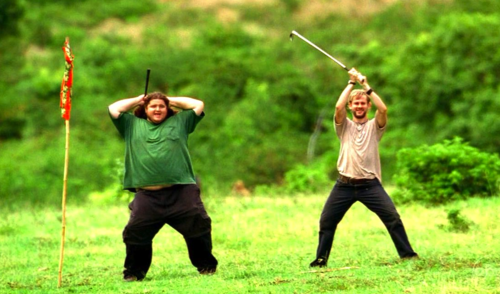 GoingBackUK's tweet photo. Hurley built a golf course 16 years ago today in 'Solitary'! #lost #hurley #charlie #sayid #golf #golfcourse #rousseau https://t.co/5ezGh9loBP