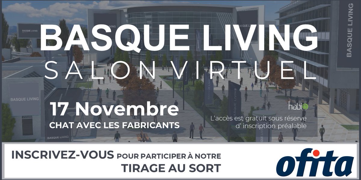 Ofitamobiliario's tweet photo. Visitez le Salon Virtuel #BasqueLiving aujourd'hui et chat avec les fabricants! https://t.co/xZCXd7yH3u https://t.co/kuPshFmqTI