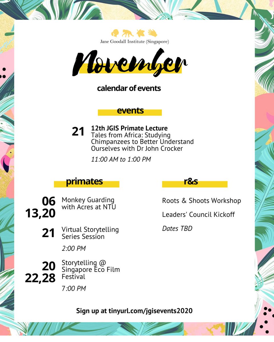 ❗️SCHEDULE CHANGE ALERT: The JGIS Storytelling Team will be at the <a href="/SGEFFest/">SGEFF</a> Bedtime Stories on November 20, 22, &amp; 28! Register here: ow.ly/A44m50CmqUL