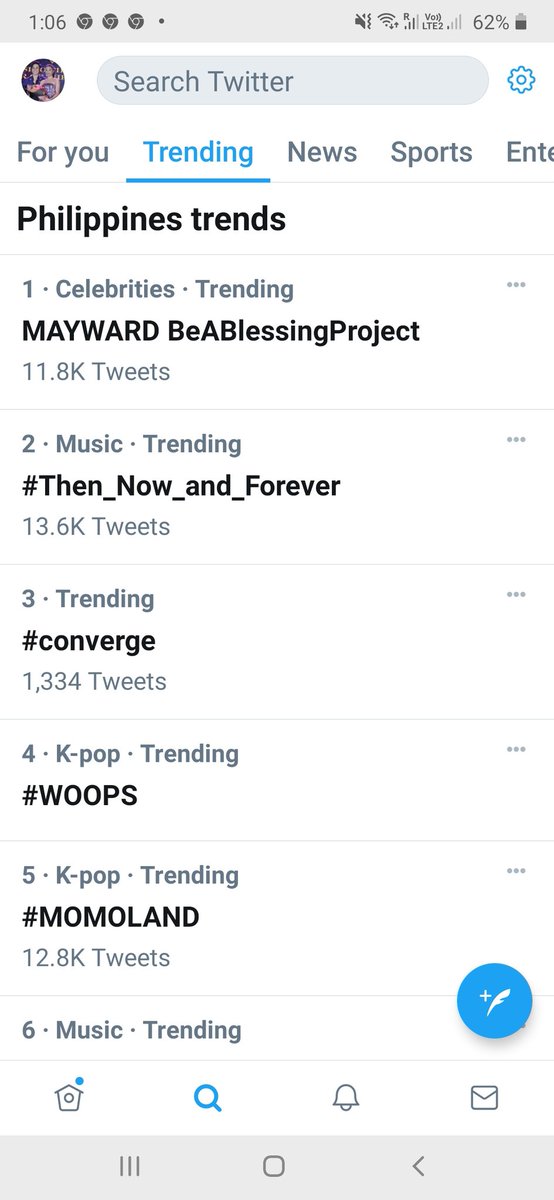 Gingskie1017's tweet photo. Woww Celebrities trending at top spot!

MAYWARD BeABlessingProject
#MayWard 

@maymayentrata07 
@Barber_Edward_ 
@mwtrendsetter 
@YONASMITH3 
@mjfelipe 
@ABSCBNNews 
@ABSCBN https://t.co/ku8nTQQLCH