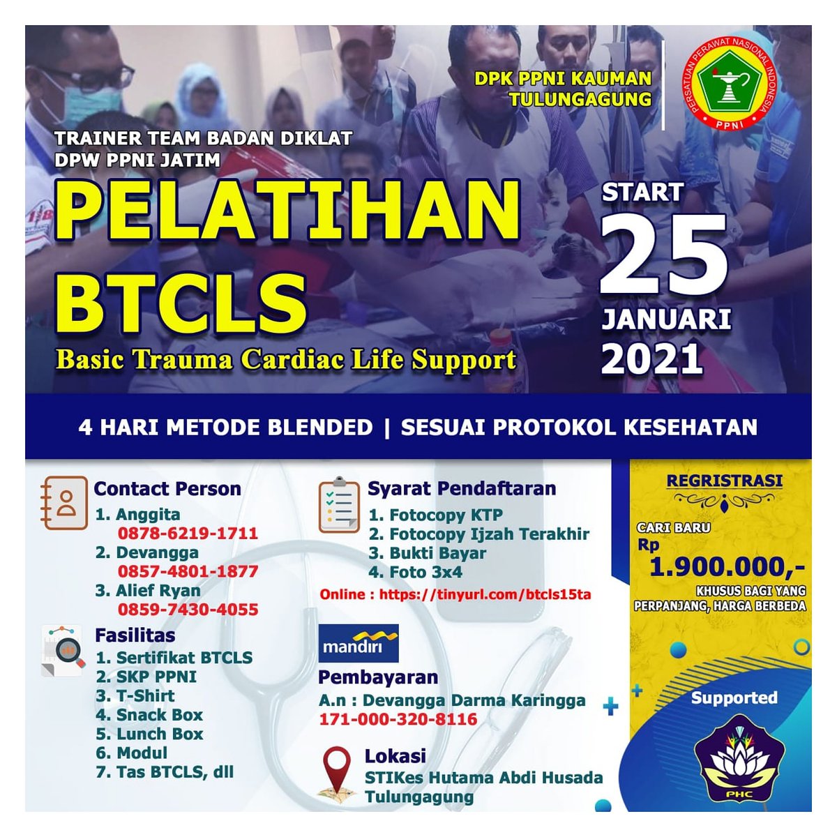 AliefRyanMaula2's tweet photo. Monggo yang berminat bisa menghubungi saya 085974304055. Terima kasih @pelatihan4 @blog_perawat @AkuPerawat @bepositivenurse @PerawatKita @PerawatOnline @INDONESIANURSE @PerawatIndo @WartaPerawat @KotaPpni @jatimppni_inna @IndonesiaNurses @AgusKeperawatan @aku_perawat @IK_UB https://t.co/EQLDbYl0wu