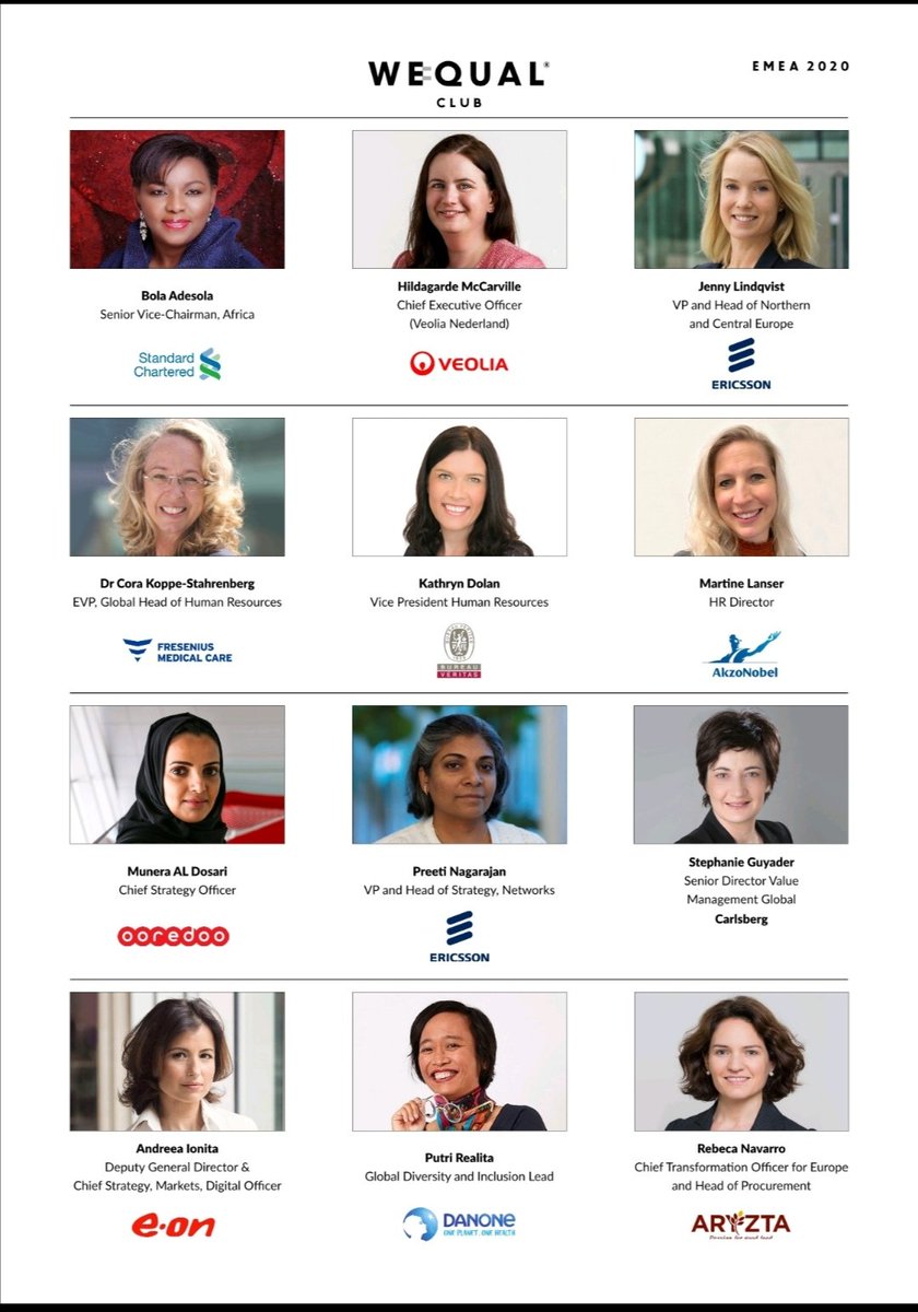 WeQualGlobal's tweet image. WeQual EMEA Finalists Announced - WeQual seeks to identify and showcase senior female leaders ready to take the step up to the Global Executive Committee within the world’s largest companies. 

We are excited to announce the finalists below. 

#leadership #business