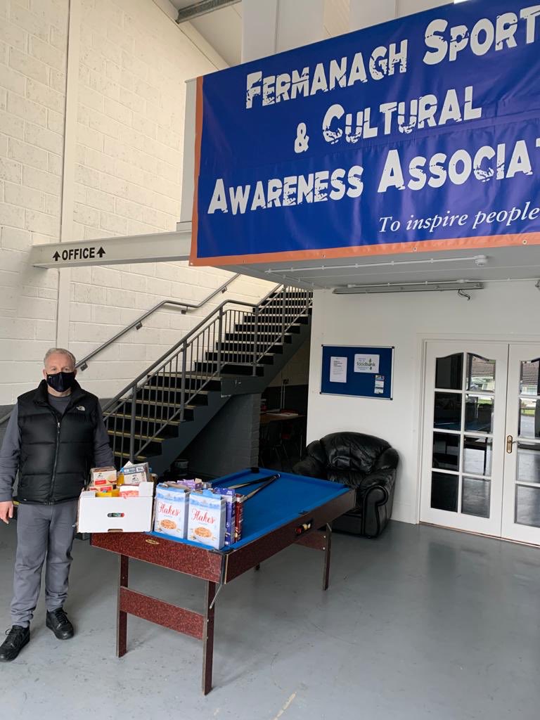 FOutlooks's tweet photo. Yesterday John Shades,Enniskillen Foodbank Manager,called in to launch our 3rd B’Mallard Christmas &amp;New Year Foodbank Food drive Appeal.This year our young people again plan to volunteer with the Foodbank to produce Hampers for those less fortunate @ruralaction_ni @FundforIreland https://t.co/21mAGQLqMs