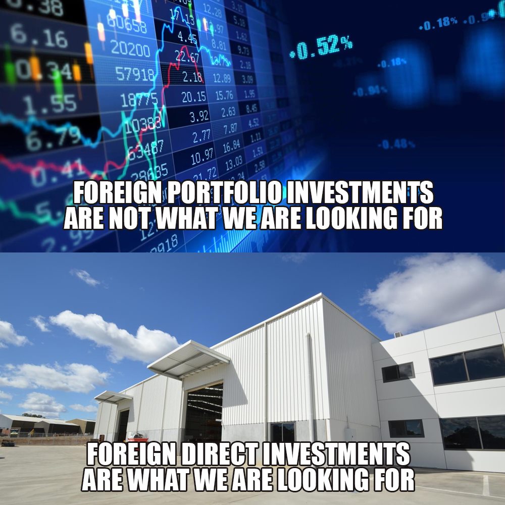 roundheadPH's tweet photo. Foreign direct investments directly create jobs. https://t.co/ErvTnOfbh5