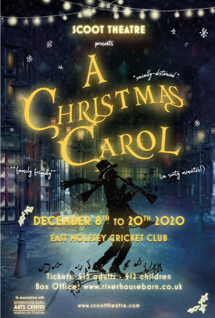 FamiliesUTMag (@familiesupont) on Twitter photo Join <a href="/ScootTheatre/">Scoot Theatre</a> this festive season for Charles Dickens’ classic Christmas story, as you’ve never seen it before! Performances will take place inside a marquee and will adhere to all COVID-secure regulations.
Book Tickets Here: thelittleboxoffice.com/riverhouse/eve… Join <a href="/ScootTheatre/">Scoot Theatre</a> this festive season for Charles Dickens’ classic Christmas story, as you’ve never seen it before! Performances will take place inside a marquee and will adhere to all COVID-secure regulations.
Book Tickets Here: thelittleboxoffice.com/riverhouse/eve…
