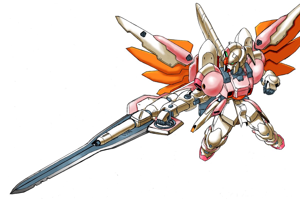 増渕高志 オリジナルガンダム小説 機動海賊船グロリアスサーペント の主役ms ロータスガンダム 羽があり テムジンっぽくてブカブカのスニーカーを履いたイメージというオファーに応えた結果こうなった