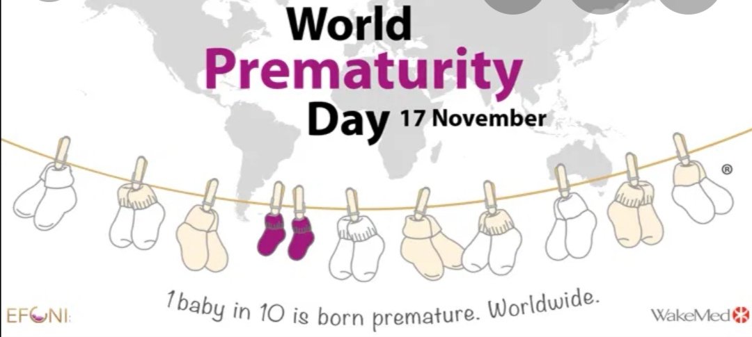 World Prematurity Day 2020- Together for babies born too soon, caring for the future. 🌎💕👣 #SupportingFamilies #SupportingHealthcare
#WorldPrematurityDay2020
