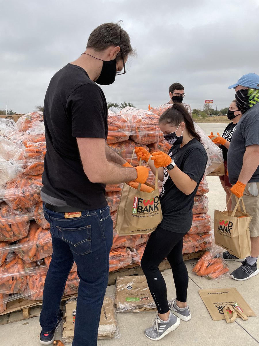 The Spurs donate millions of carrots to food banks across the US and world.