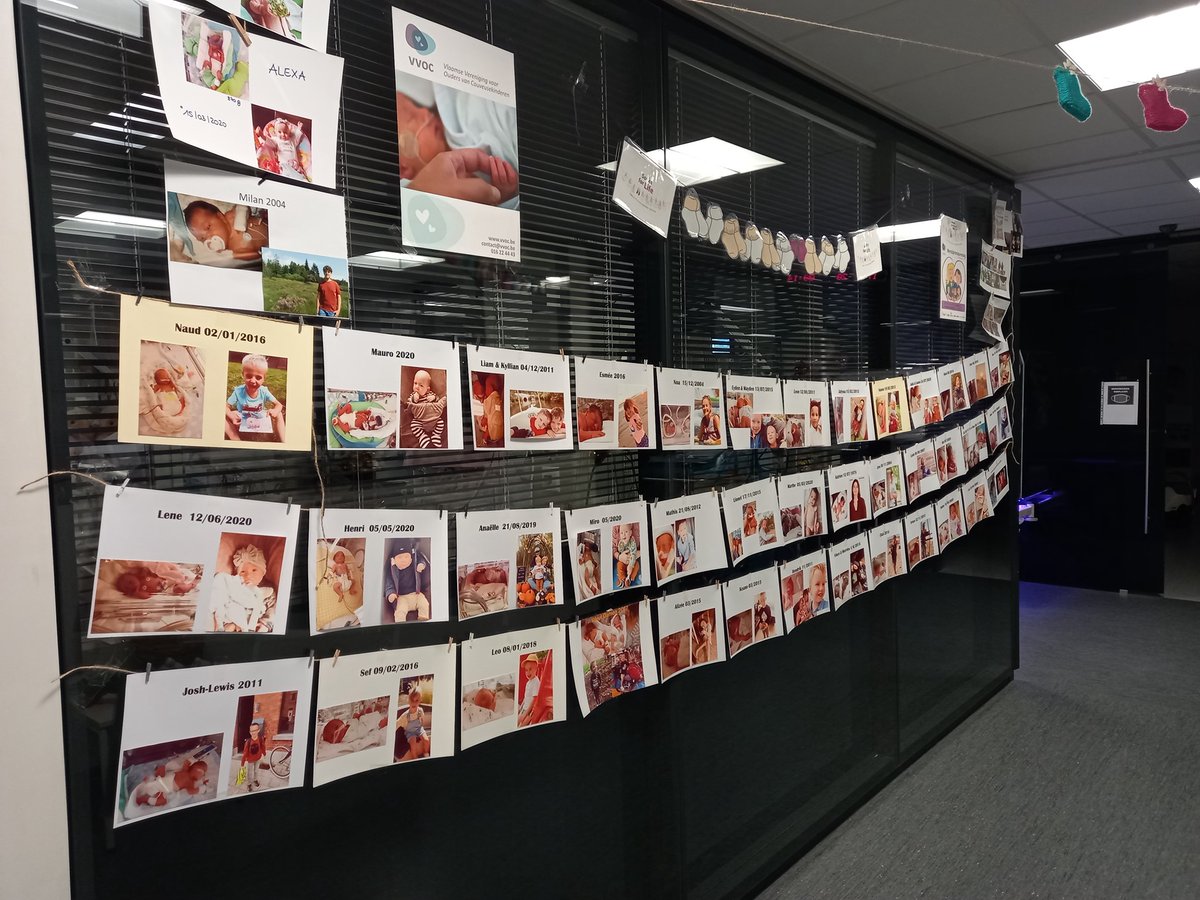azgroeninge's tweet photo. Kleine kanjers, grote mirakels ππ. Nav #wereldprematurendag maakten onze medewerkers op de verpleegeenheid neonatologie een leuke fotocollage.
#neonatologie #prematuren #couveusekinderen #VVOC #lightitpurple #purpleforpreemies #kortrijk https://t.co/NrdjxjnV4h