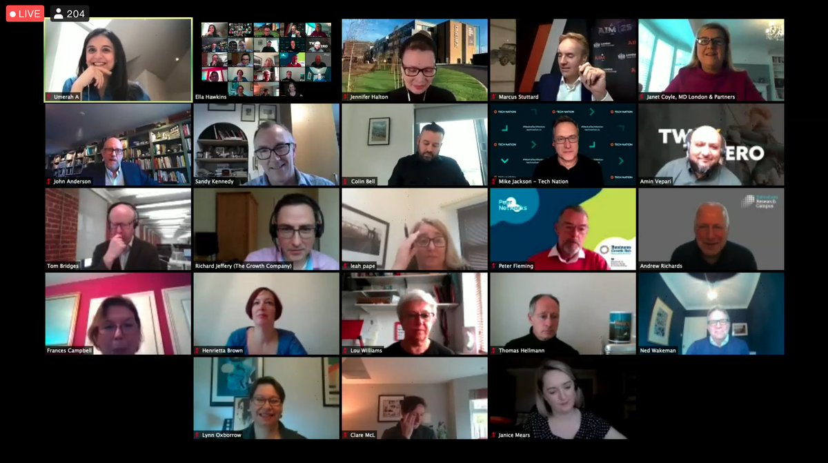 scaleupinst's tweet photo. What a Zoom call today - a trip around the regions to share #scaleup insights. Thank you to everyone for joining us. #scaleup2020 #GoodMorningScaleUps https://t.co/xQyor5kiUP