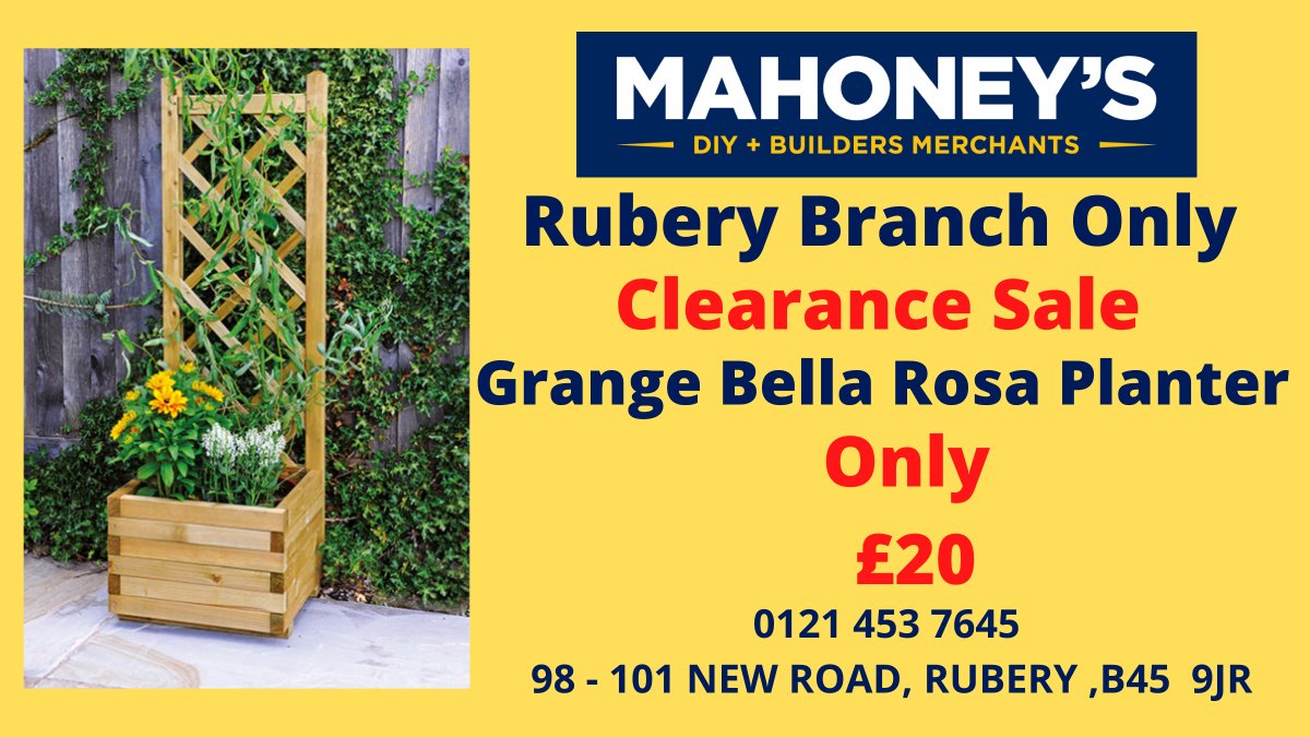 Grab a bargain at our Rubery #clearance #gardenlockdownjobs #tuesdaymotivations  #bargain