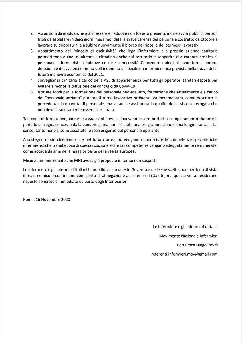 Movimento Nazionale Infermieri tweet media