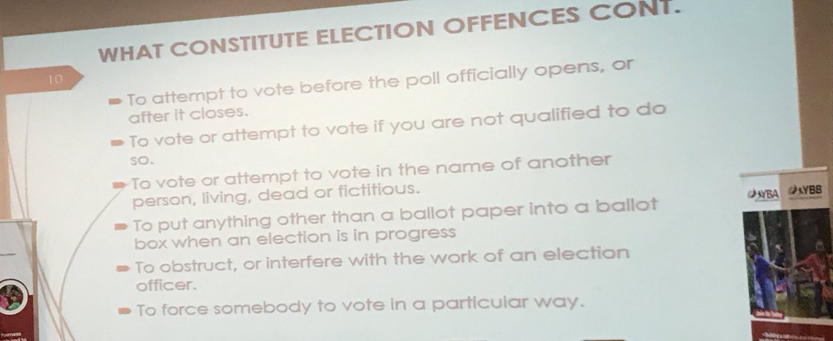 cmghana's tweet photo. It is in instructive to note that in Ghana, these actions constitute election offences, and is punishable by law when caught.

#CMGhana #VoteNotFight #GhanaDecides https://t.co/ECcWLypDD9