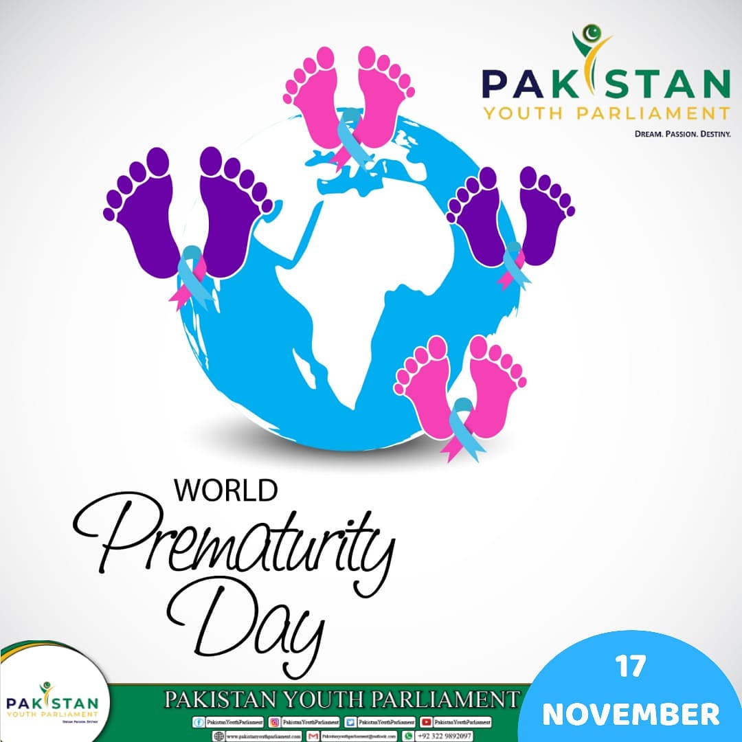 PakistanYp's tweet photo. World Prematurity Day is held on the on Tuesday 17 November. One of the most important day in the year to raise awareness of preterm birth globally.
Every year, 15 million babies are born prematurely  more than one in ten of all babies around the world. 
#WorldPrematurityDay2020 https://t.co/LhW7REXH58