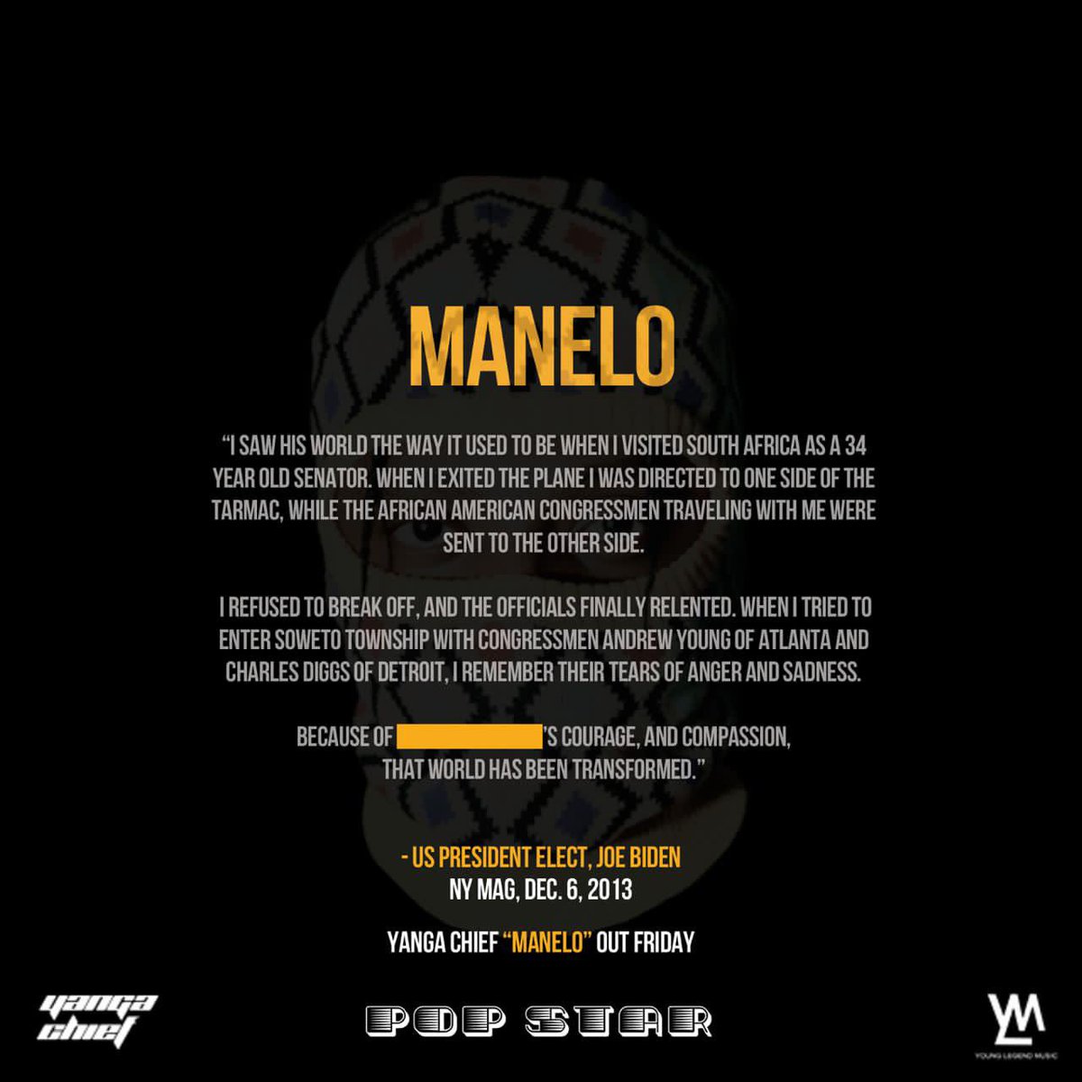 TEffectGlobal's tweet photo. #Manelo is available right now. Make sure to stream and download it on your favorite digital platform @itsyangachief 

27.11.2020 #Popstar https://t.co/gTBh3YELXH