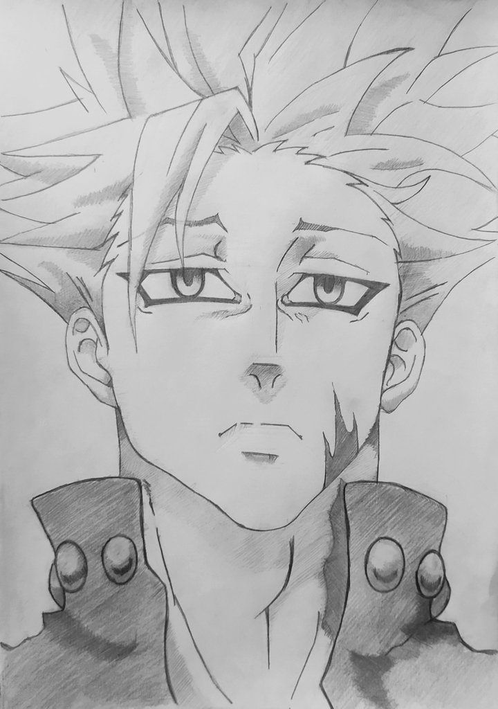 Anime Art - How To Draw Ban from Nanatsu No Taizai (The Seven Deadly Sins),  Step By Step | #drawings #6 | PeakD