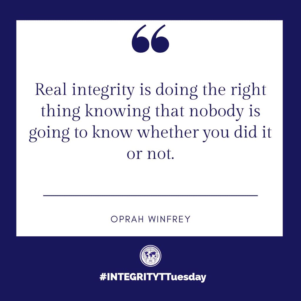 possaugacc's tweet photo. #INTEGRITYTuesday https://t.co/xdA6AuXmhf