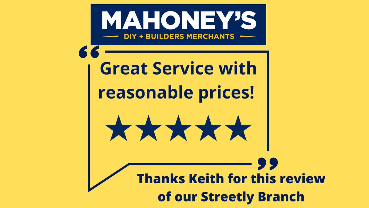Another five star review! All the motivation we need #tuesdaymotivations #customerexperience #customerfeedback #localbusiness #shoplocal #birmingham #solihull #WestMidlands #Warwickshire #Doityourself #builders