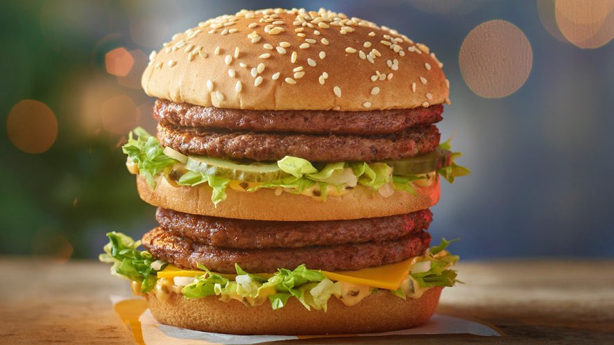 McDonaldsUK's tweet photo. One more sleep.

The Double Big Mac.

No gimmicks, no cranberries, no gravy. Just double the magic this Christmas. https://t.co/r8WaE92RCZ