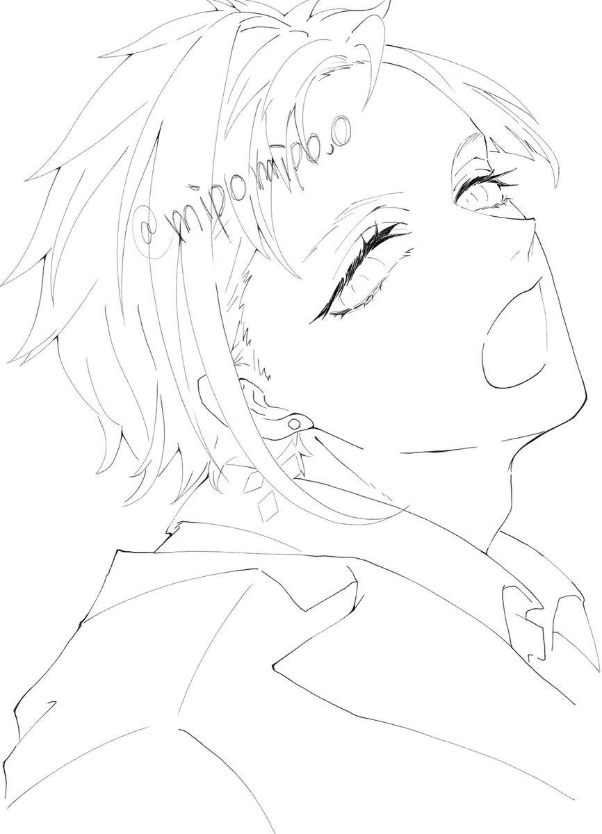 線画でけたー
大嫌いな色塗りが始まる🤦‍♀️🤦‍♀️🤦‍♀️ 