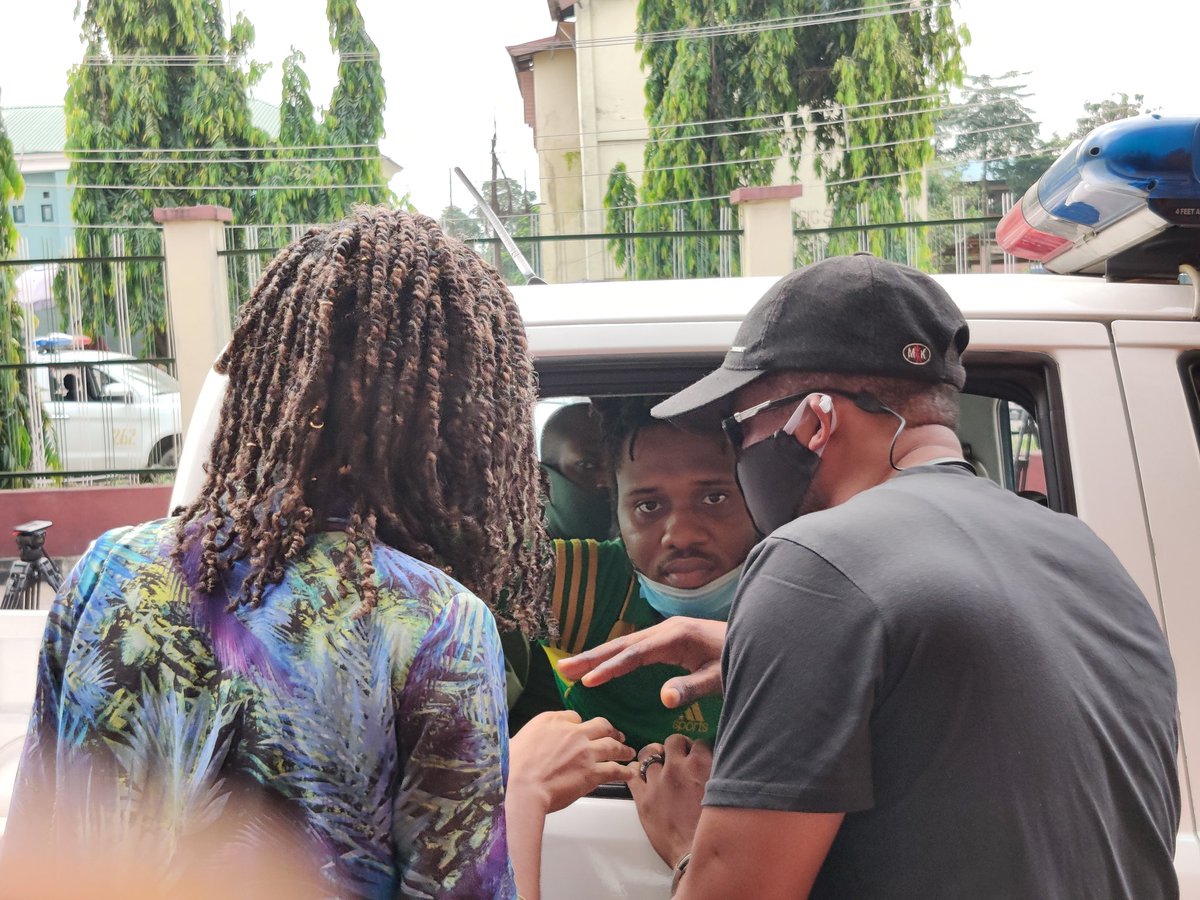 PulseNigeria247's tweet photo. BREAKING: The Yaba Magistrates Court has granted bail to #EndSARS campaigner, Eromosele Adene, after 10 days in police custody. 

Bail set at N1 million. https://t.co/vmzIONVLl1