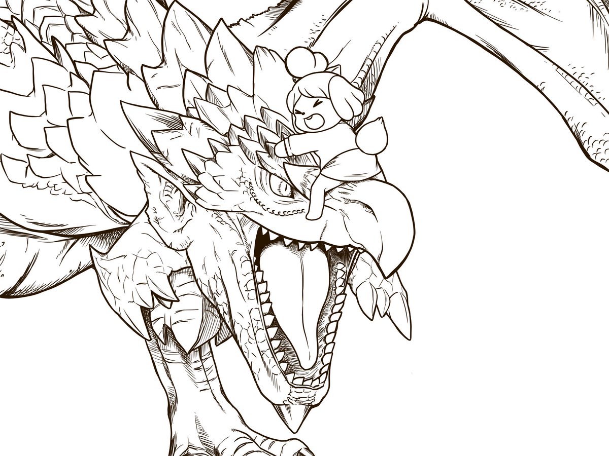 研 Ken V Twitter いつ塗るかもわからない線画 描けた モンスターハンター リオレウス どうぶつの森 しずえさん イラスト T Co Gunqxz2utd Twitter 研 Ken V Twitter いつ塗るかもわからない線画 描けた モンスターハンター リオレウス どうぶつの森 しずえさん イラスト T Co Gunqxz2utd Twitter