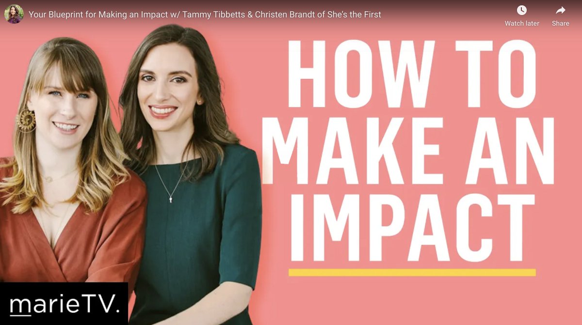 gabydeimeke's tweet image. Lastly, as if this day wasn't cool enough, they were on @marieforleo's podcast and my picture is the thumbnail for #marietv ☀️ So excited for these two and please go pick up a copy of #Impact for your bookshelves right now! 🌼✨📚☺️👑🌞⭐️ #impactbook #happytuesday