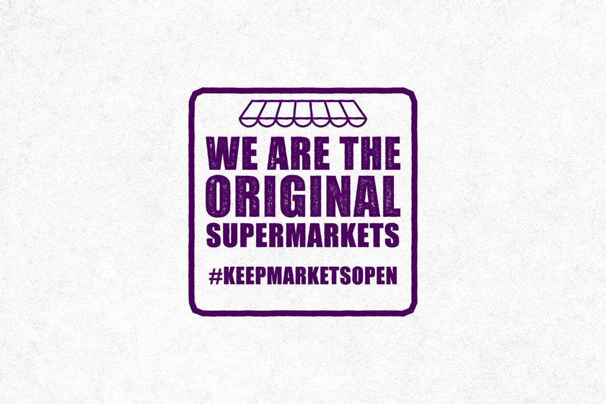Please support your local market. Hundreds of small businesses are still there and supporting their local communities with vital food supplies.

Sadly the government refused to give us parity with supermarkets in the lockdown.
change.org/p/uk-parliamen… #KeepMarketsOpen