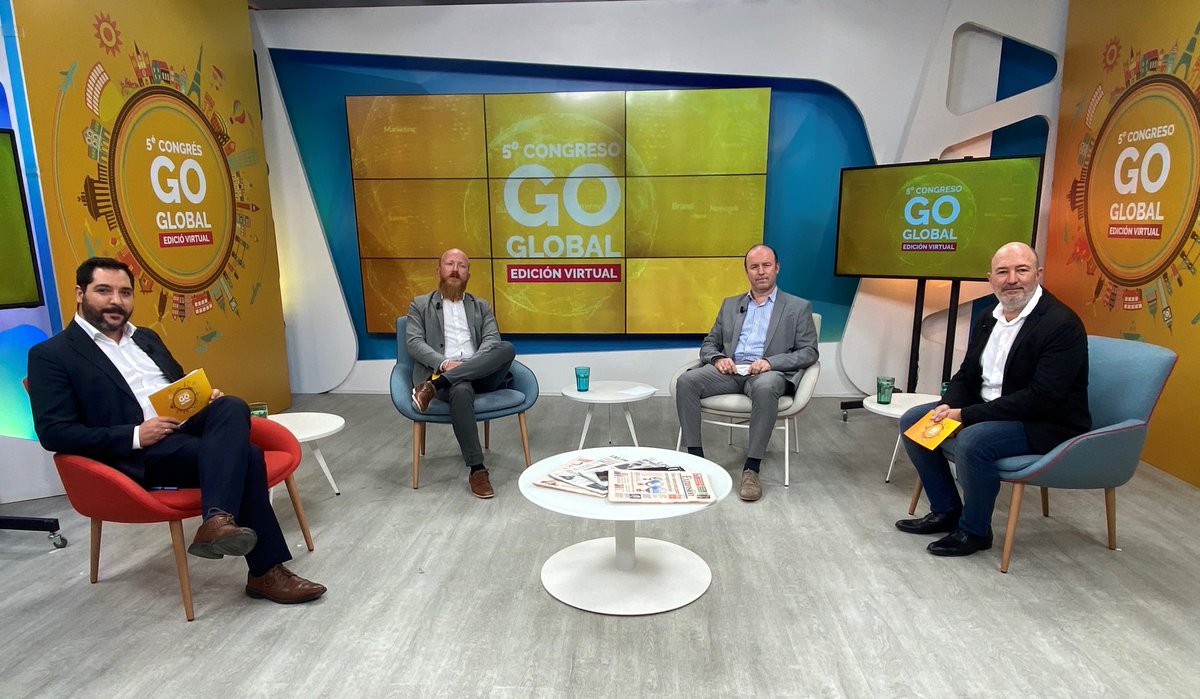 ▶️Hoy en nuestra mesa redonda tratamos los nuevos canales para la #internacionalización.
🗣GIOVANNI DE MARTINES,<a href="/SuavinexSpain/">Suavinex Spain</a> 
🗣ALEXIS NADAL, CEO de <a href="/NayarSystems/">Nayar</a> 
🗣JUAN MANUEL MADALENO, @alfatecS 
🗣Modera: ANSELMO RIOS, CEO de <a href="/redflexion/">Redflexion</a> <a href="/anselrios/">Anselmo Ríos</a>