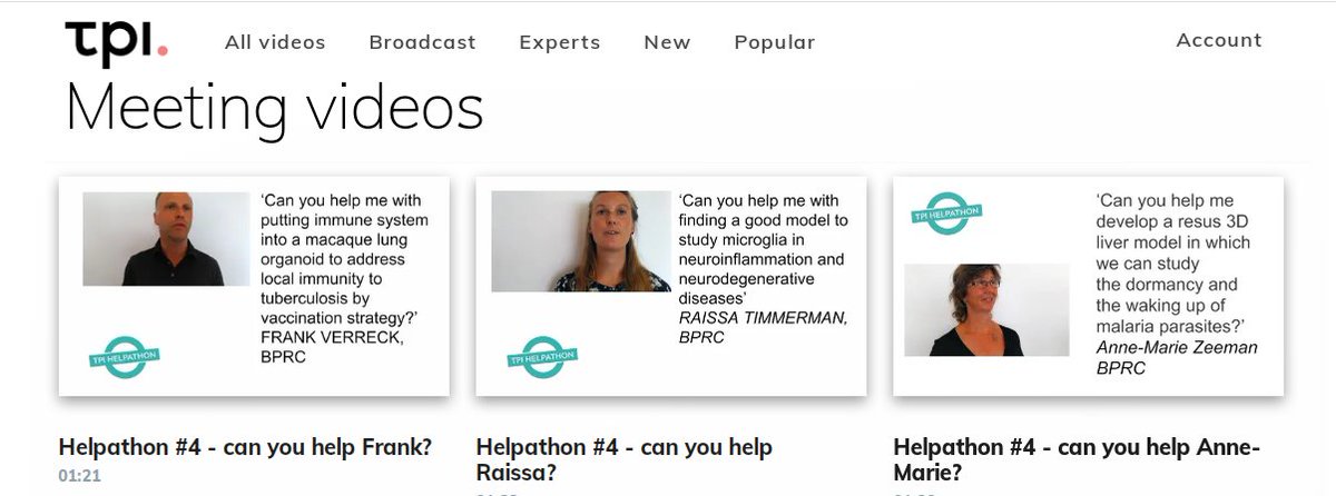 Teachers, challenge your students.
The Helpathon works similar to Hackathon projects where strangers come together in 24 hour collective thinking sessions to help researchers make the shift towards animal free innovation.
Keep an eye on upcoming dates ;)
tpihelpathon.nl/home