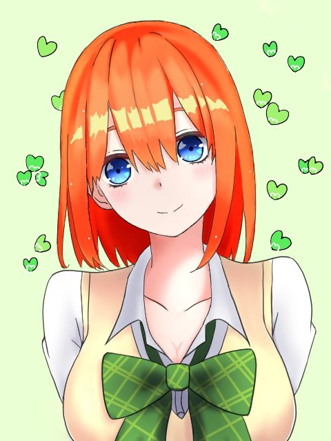 やきぷりんさんがTwitterに投稿した中野四葉(五等分の花嫁)のイラスト。