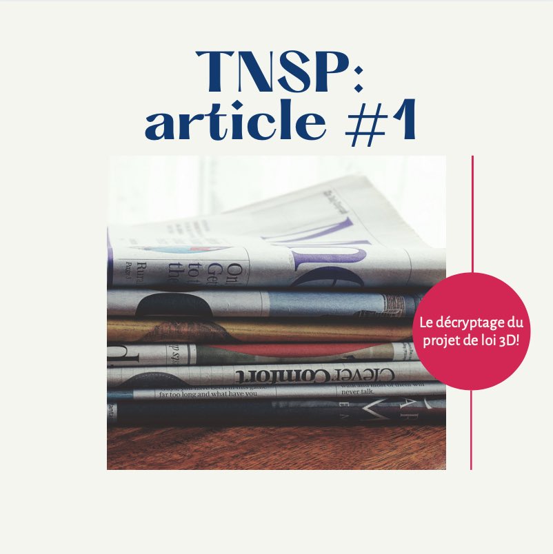 📃ARTICLE ! Aujourd’hui, Terra Nova Sciences Po décrypte pour vous le futur projet de loi 3D. Bonne lecture !                                                   terra-nova-sciences-po.assoconnect.com/articles/64521…