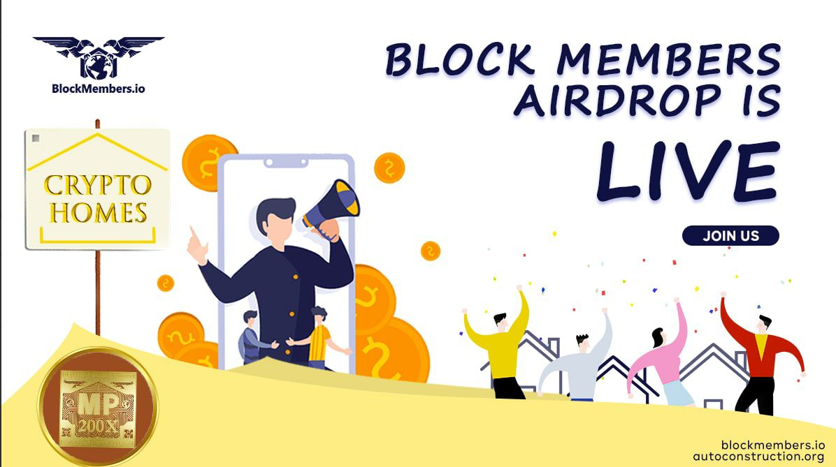 blockmembers_io's tweet photo. 📢Auto-Construction BlockMembers (ACBM) Airdrop Program is Live❗

✅ More than $2,000,000 worth of MP tokens to be rewarded for the first 10,000 participants. 

✅ $200 for each participants completing the Airdrop tasks.

🔥Join us now here: https://t.co/FQAY86WXle https://t.co/adIUtOaOZ1