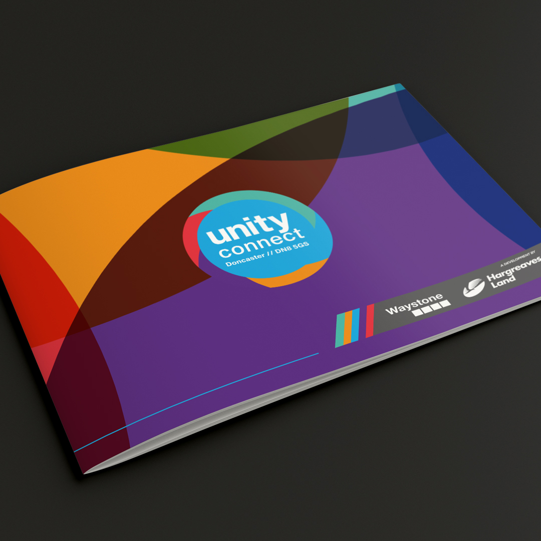 WeAreBlaze's tweet photo. As retained design &amp; branding agency for UNITY, a new dev'ment of 250 ha in #Doncaster for @WaystoneLtd &amp; @HargreavesLand we've produced a brochure to promote Unity Connect-a 45 ha industrial, logistics &amp; commercial park - Agents Knight Frank &amp; @CPPartnersltd #propertymarketing https://t.co/e1eujFH53J