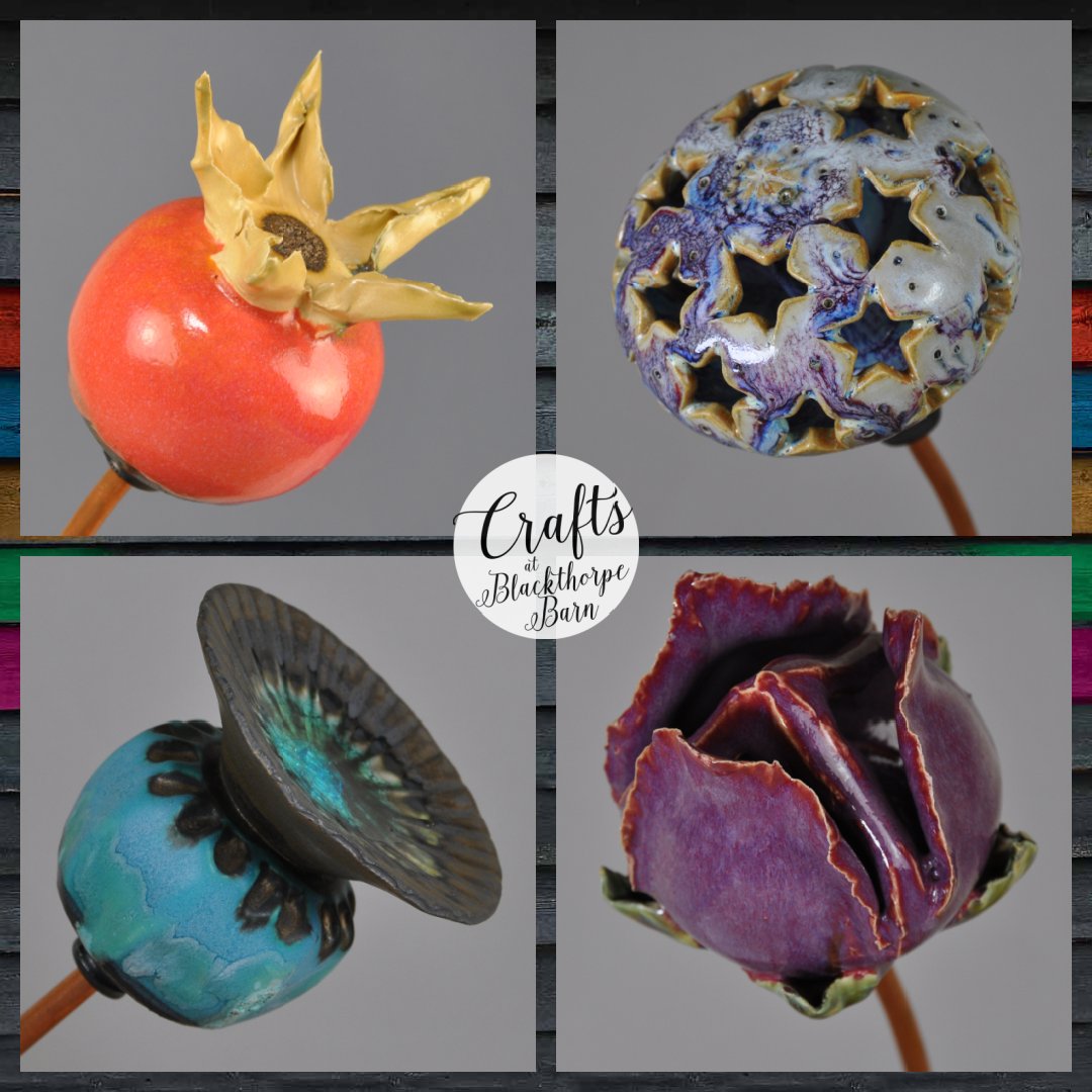 Missing summer? Here are wonderful ceramic colour-pops for your garden to keep summer all year long!
Made by <a href="/ceramicsbuyanja/">Anja</a> they come with copper stems making them fully weather-proof. 
Each one is unique and ready to be "planted" with immediate results!
buff.ly/2IxyLNO