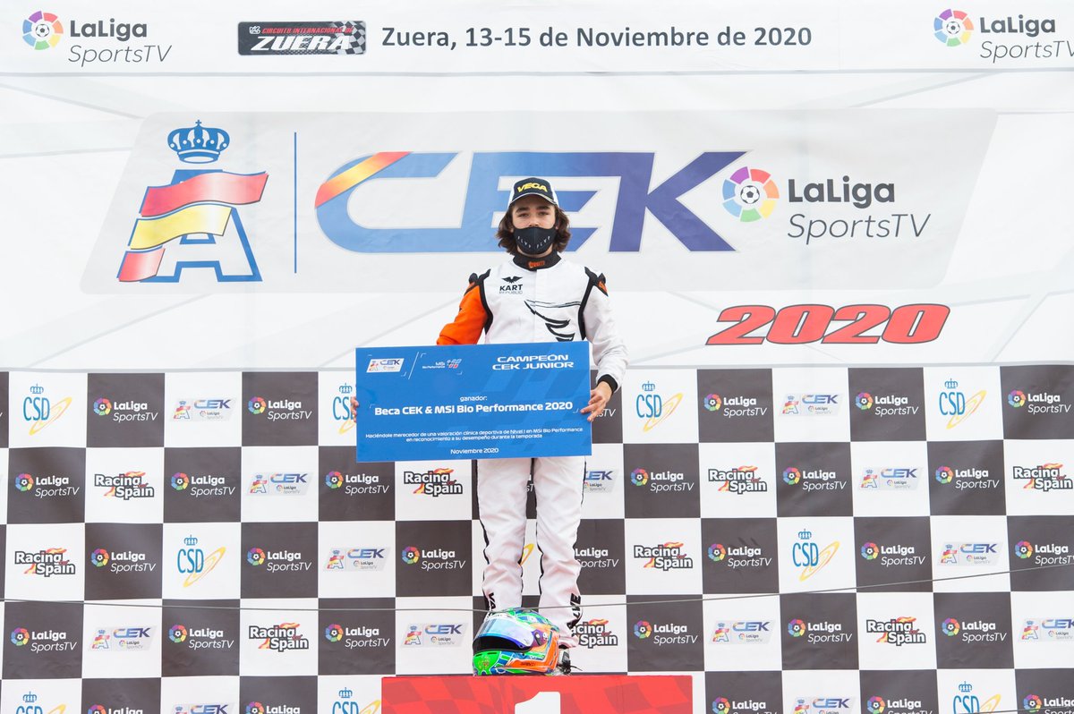 teommotorsport's tweet image. La temporada 2020 del @Karting_RFEdA ha concluido y los campeones Junior y Senior recibieron la 1ª Beca CEK &amp;amp; MSi Bio Performance que les otorga una valoración clínica deportiva de primer nivel en @MSISpain #motorandsportinstitute #MSISpain #MSIBioPerformance #CEK #karting